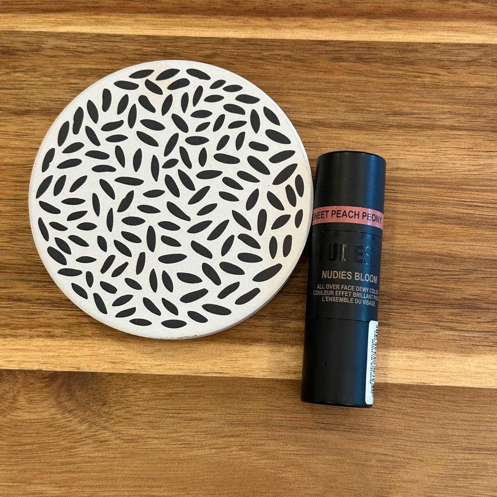 NWT Nudestix Nudies Cream Blush All-Over-Face Color, Sweet Peach Peony